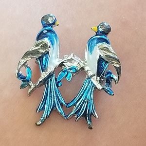 ♡Duo blue bird pin♡